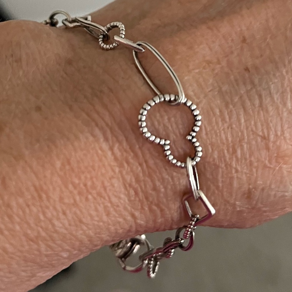 RARE Gorgeous Lagos Sterling Silver Linked Chain Bracelet! - Picture 11 of 16